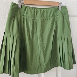 Mondetta Olive A-Line Pleated Skirt